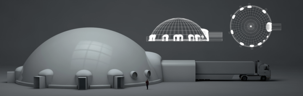 Large Inflatable Projection Dome